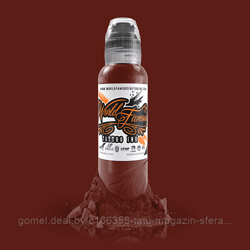 Краска World Famous Tattoo Ink — Ink Ilya Fom Baboon Maroon 30мл (1 Oz)