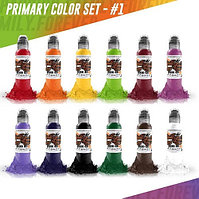 Краска World Famous Tattoo Ink Сет «Color Primary Set #1» 30мл (1 Oz) 12шт