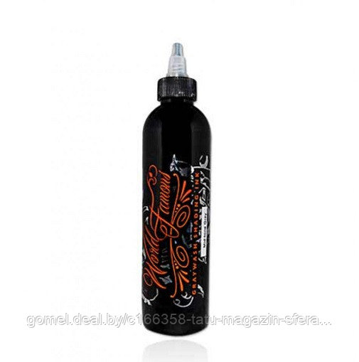 Краска World Famous Tattoo Ink — Light Greywash — 120мл (4 Oz)