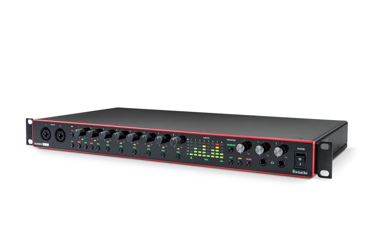 Аудио-интерфейс Focusrite Scarlett 18i20 3rd gen USB - фото 4 - id-p142641598