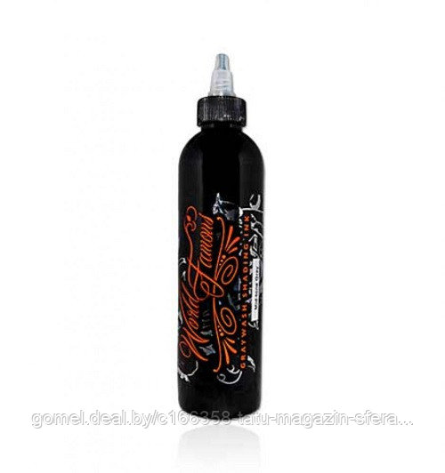 Краска World Famous Tattoo Ink — Dark Greywash