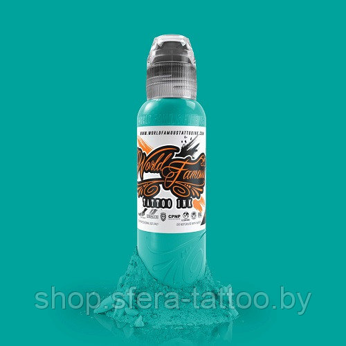 Краска World Famous Tattoo Ink Jay Freestyle Turquoise - фото 1 - id-p142638225