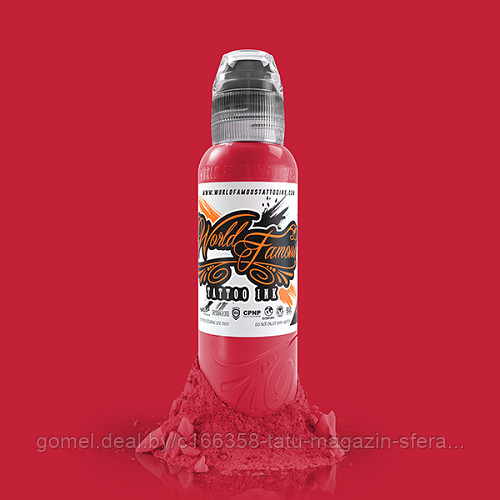 Краска World Famous Tattoo Ink — Rose Red