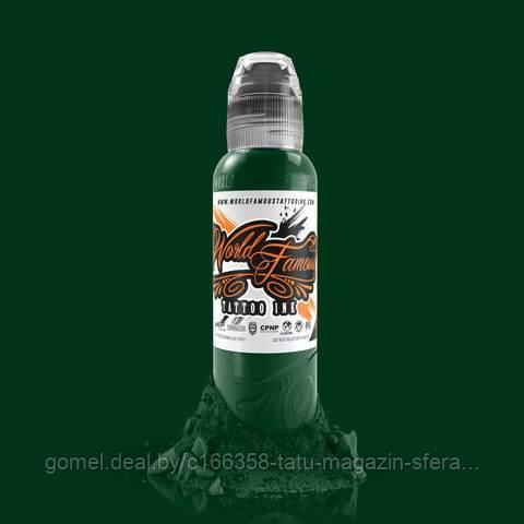 Краска World Famous Tattoo Ink — Vegas Green