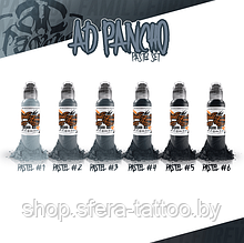 Краска World Famous Tattoo Ink — «A.D. Pancho Pastel Grey Set»