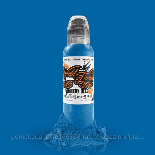 Краска World Famous Tattoo Ink — Niagara Blue
