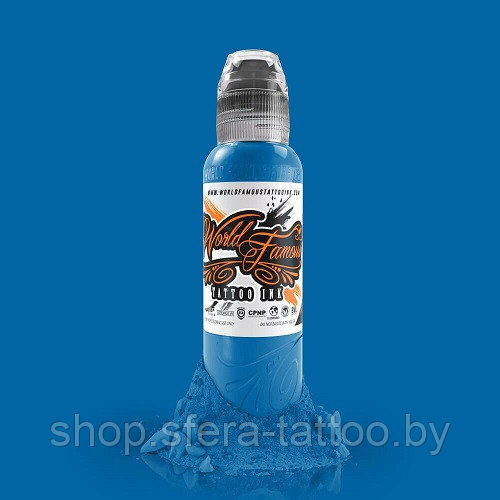 Краска World Famous Tattoo Ink Niagara Blue - фото 1 - id-p142638624