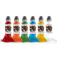 Краска World Famous Tattoo Ink Сет «Colors Simple Set» 30мл (1 Oz) 6 шт