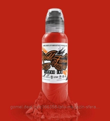 Краска World Famous Tattoo Ink — Master Mike Asian — Inkfiend Red 60 мл (2 oz)