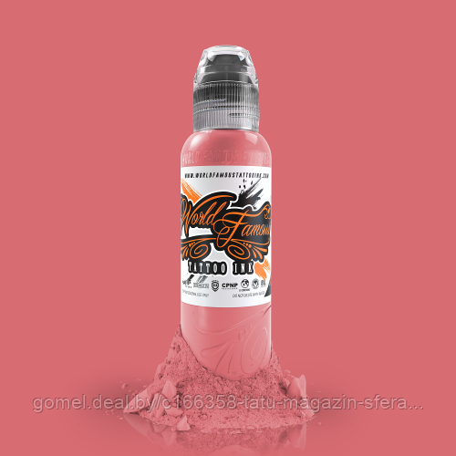 Краска World Famous Tattoo Ink -Pancho Peach — 15мл (1/2Oz)
