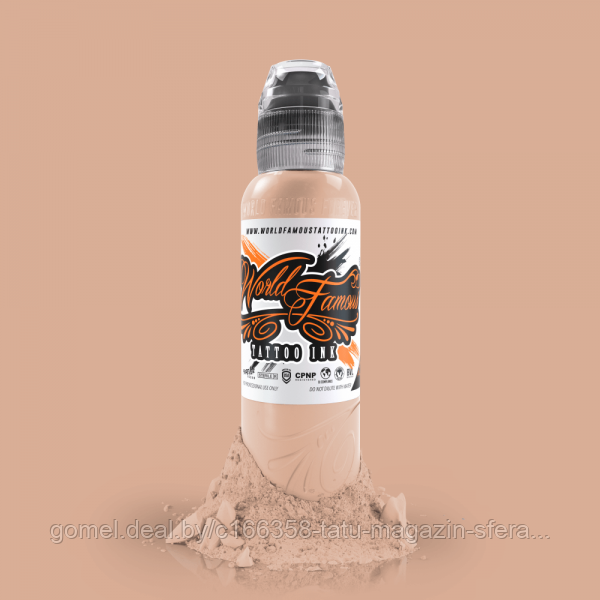 Краска World Famous Tattoo Ink — Pink Ribbon Series Tan Honey 30 мл (1 Oz)