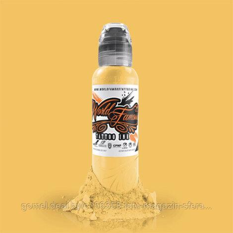 Краска World Famous Tattoo Ink — Hori Hui Taiwanese — Neon Yellow 30мл (1 Oz)