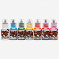 Краска World Famous Tattoo Ink Сет «Colors Simple Set» 15мл (1/2 Oz) 7шт