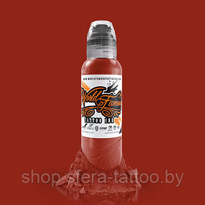 Краска World Famous Tattoo Ink — Red Clay 15мл (1/2 Oz)
