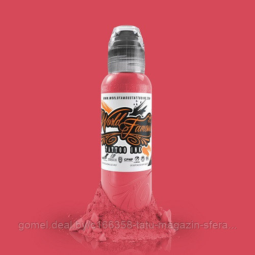 Краска World Famous Tattoo Ink — JAY FREESTYLE PINK — 30 мл (1Oz)