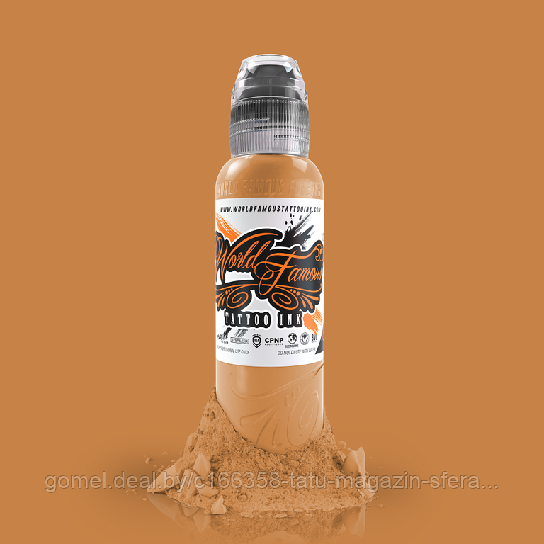 Краска World Famous Tattoo Ink — Oleg Shepelenko — Kremlin Copper 30 мл (1 Oz)