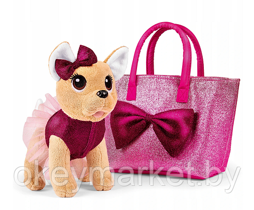 Мягкая игрушка Simba Chi-Chi love собачка с бантиком, фото 2