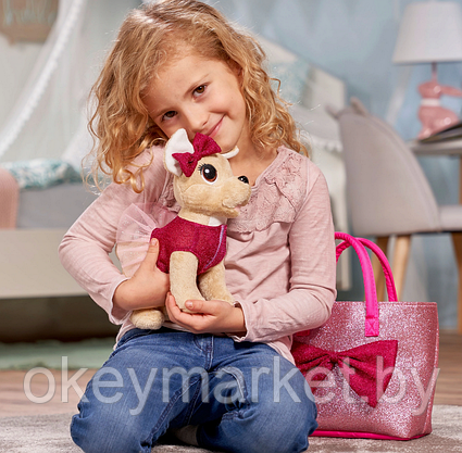 Мягкая игрушка Simba Chi-Chi love собачка с бантиком, фото 2