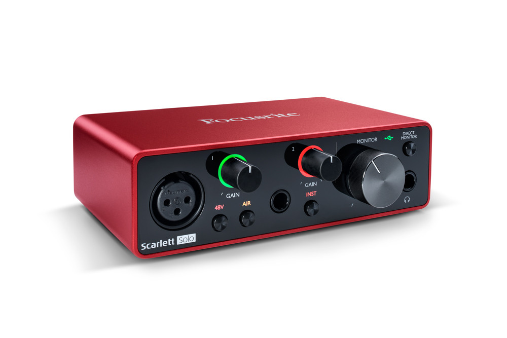 Аудио-интерфейс Focusrite Scarlett Solo 3rd gen USB - фото 4 - id-p142646423