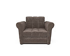 Кресло-кровать Гранд (бархат серо-шоколадный / STAR VELVET 60 COFEE), фото 2