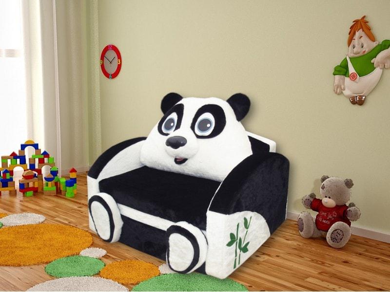 Диван для детской «Панда мех» - фото 1 - id-p102106556