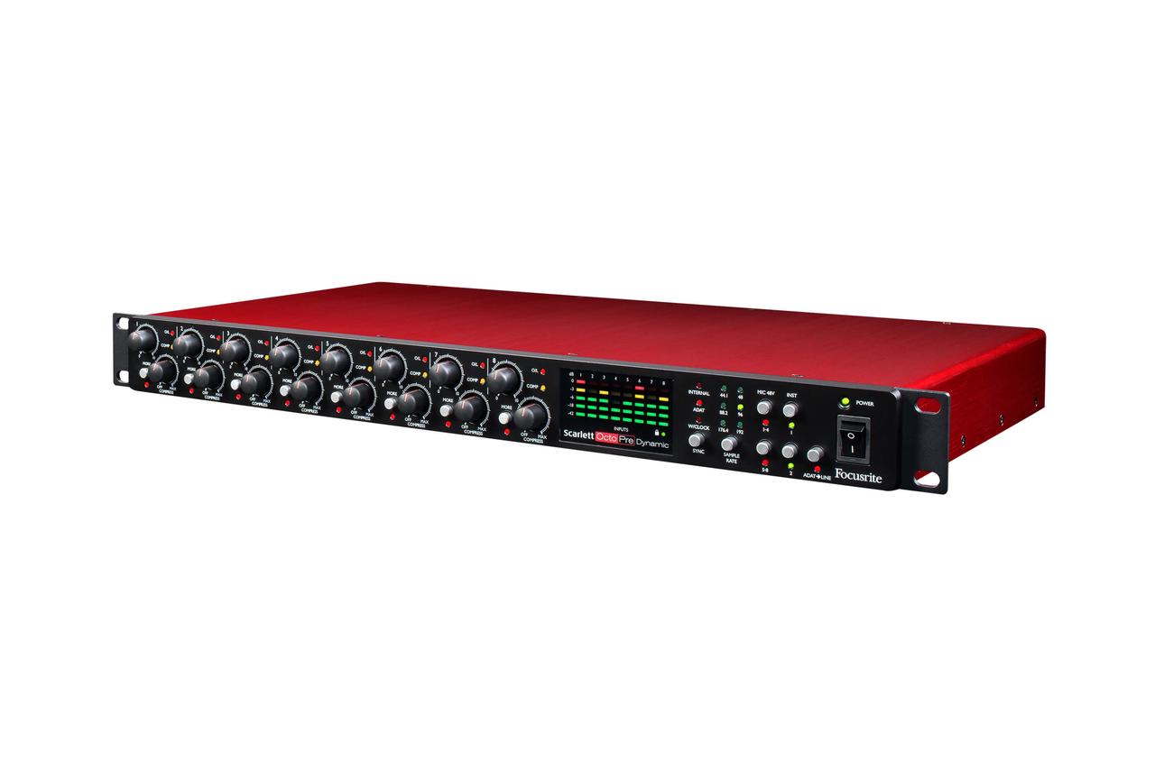 Аудио-интерфейс Focusrite Scarlett OctoPre Dynamic - фото 4 - id-p142653677