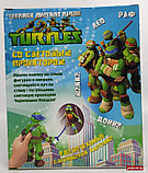 Набор героев NINJA TURTLES (со световым проектором) 4 шт., фото 6