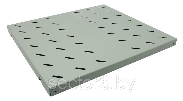 NT SSt450 G Полка 19" усиленная, серая L=450 мм, перфорированная, грузоподъемность 100 кг, фото 2