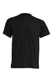 Майка черная (фуфайка, футболка) мужская, размер XS-3XL REGULAR T-SHIRT MAN BLACK