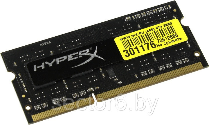 Оперативная память Kingston HyperX Impact 4GB DDR3 SO-DIMM PC3-17000 (HX321LS11IB2/4), фото 2