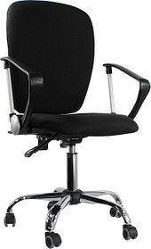 Офисное кресло Chairman 9801 хром 15-21  чёрный N-А