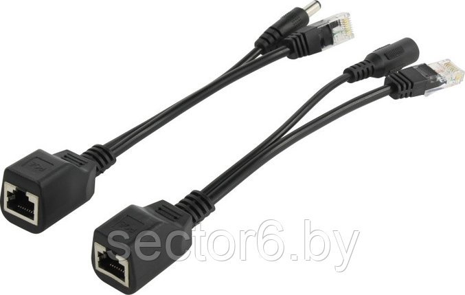 Orient PoE injector + PoE splitter (Вх. DC12V, Вых. DC 12V, 30м, без БП), фото 2
