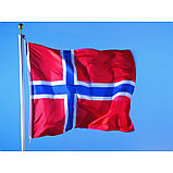 Флаг Норвегии 75х150 (Норвежский), фото 2