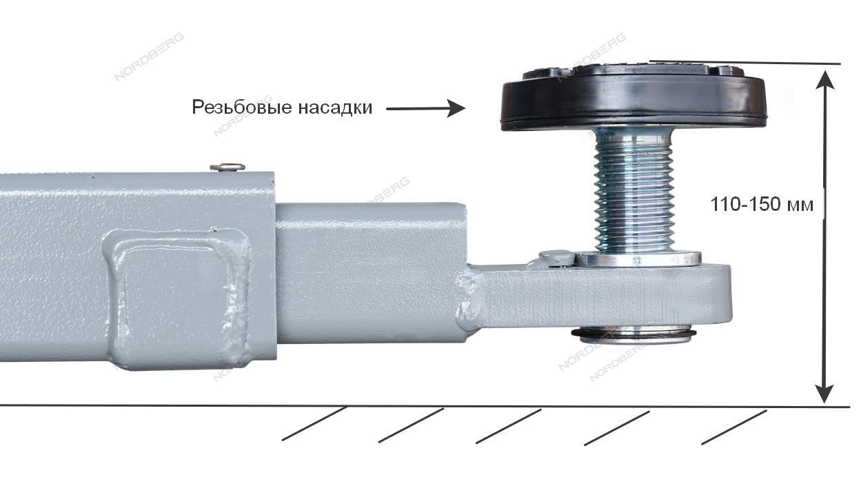 Подъемник с верхней синхронизацией NORDBERG N4121H-4T_380V - фото 4 - id-p142709717