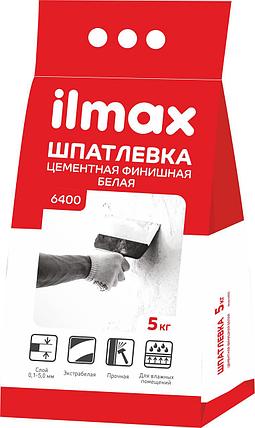 Шпатлевка цементная финишная белая ilmax 6400 5 кг., фото 2