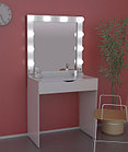 Туалетный столик с зеркалом Мир Мебели SV-01A с подсветкой, фото 2