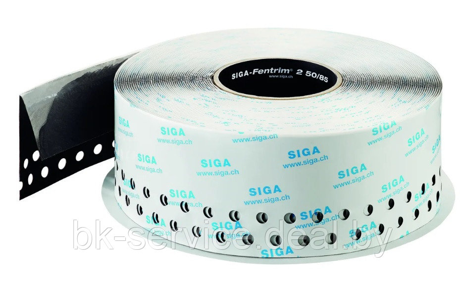 Лента для окон герметизирующая SIGA Fentrim 2 50/85 с перфорацией для наружного применения - фото 1 - id-p142780268
