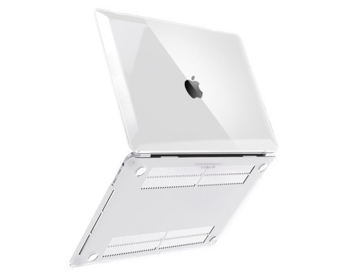 Пластиковый чехол-накладка HardShell Case для MacBook Air 13” A1369 / A1466 прозрачный