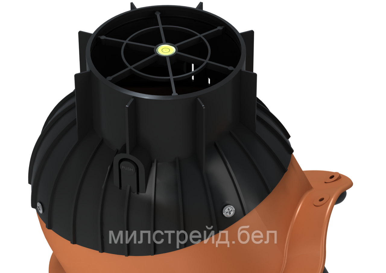 Вентиляционный выход изолированный роторный WiroVent Evo D 125 мм Wirplast Польша - фото 6 - id-p142797952