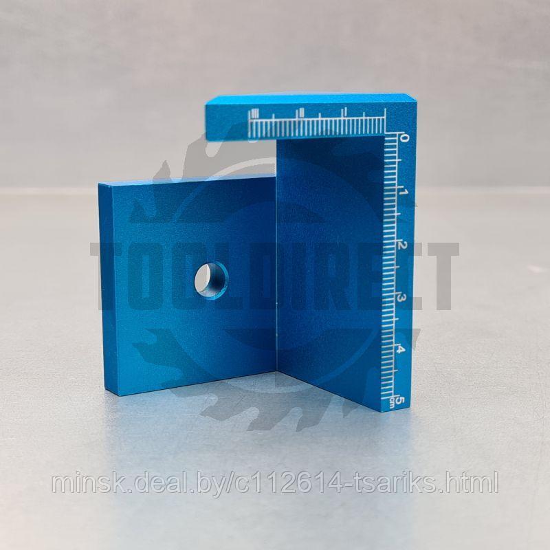 Шаблон для разметки центра на угловых поверхностях 60x45mm Uniqtool UTM-0023 - фото 4 - id-p139843002