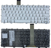 Клавиатура для ноутбука Asus Eee PC 1011, 1015 белая, английская