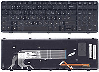 Клавиатура для ноутбука HP Probook 450 G0, 450 G1, 450 G2, 455 G1, 455 G2, 470 G0, 470 G1 черная, с рамкой, с