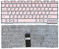 Клавиатура для ноутбука Sony Vaio SVE14A1 серебряная, без рамки