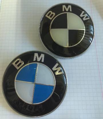 Автомобильный эмблема / знак BMW 78 мм (синий) пластик. - фото 3 - id-p142842483