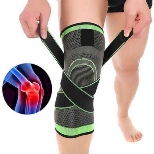 Наколенник (суппорт колена) трикотажный Knee Support. Размер: М, L, XL - фото 1 - id-p142847685