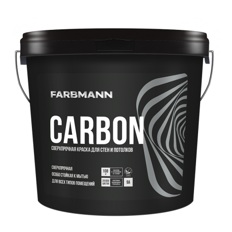 Краска Farbmann Carbon база А 9 л