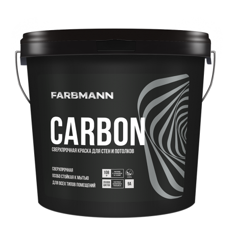 Краска Farbmann Carbon база А 9 л - фото 1 - id-p142848673