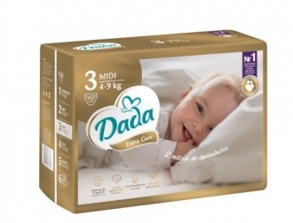 Детские подгузники DADA EХTRA CARE MIDI (упак. 40 шт.) 4-9 кг, № 3