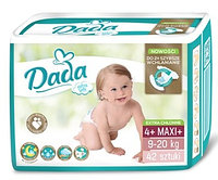 Детские подгузники DADA Extra Soft МAXI + (упак. 42 шт.) №4+