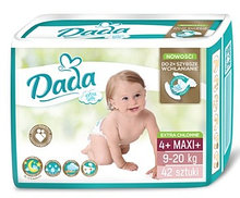 Детские подгузники DADA Extra Soft  МAXI + (упак. 42 шт.) №4+